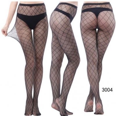 Women Fishnet Stocking Cross Seamless Mesh Tights Pantyhose One Size